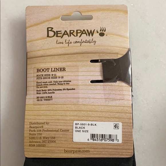 🔥BEARPAW Basic Knit Boot Liners NWT - Picture 4 of 5